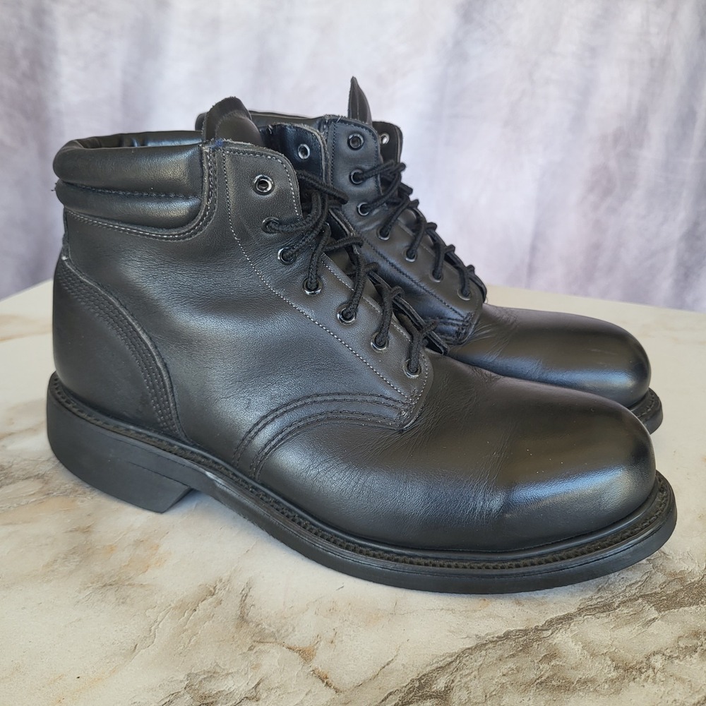 Airlift x Biltrite Size 8 Combat Army Boots Black Men's Steel Toe